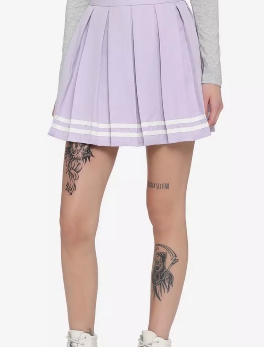 Hot Topic Lavender Pleated Mini Cheer Skirt
Pleated Pastel